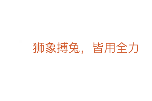 獅象搏兔，皆用全力