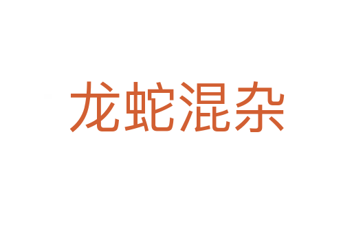 龍蛇混雜