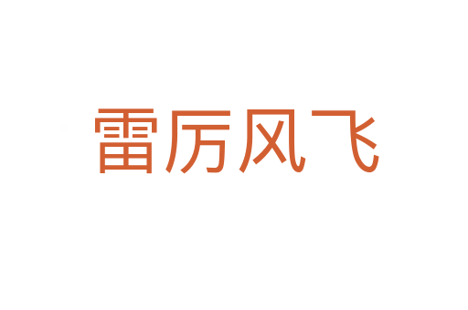 雷厲風(fēng)飛