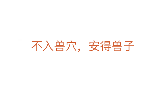 不入獸穴，安得獸子