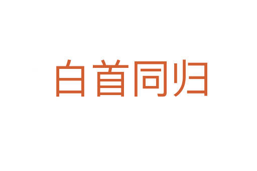 白首同歸