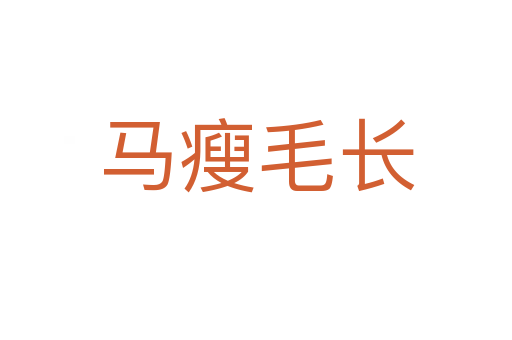 馬瘦毛長(zhǎng)
